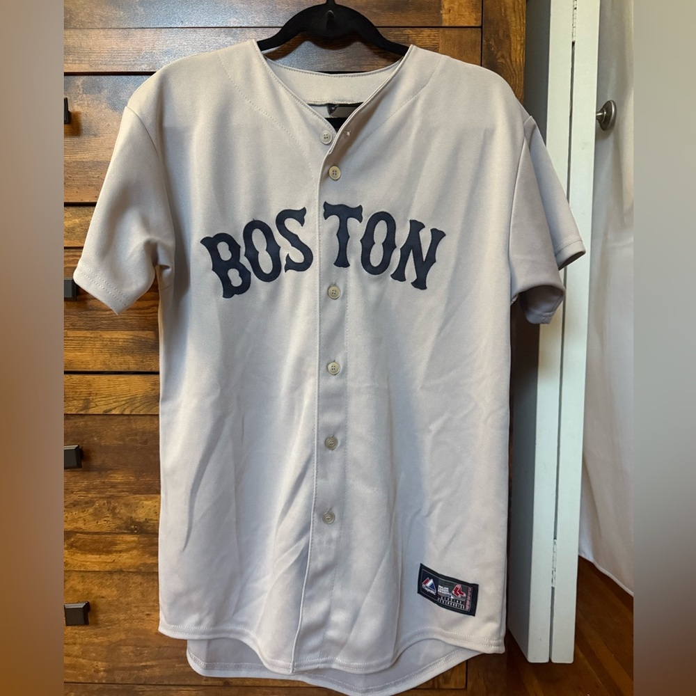 Boston Red Sox Gray Men's Shirt Jersey